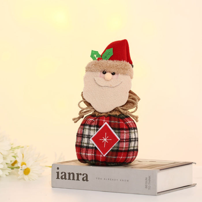 Wholesale Christmas Neck Gift Bag Happy Decal Flower Handbag Candy Bag Cartoon Children' s Handbag Apple Bag Gift Bag