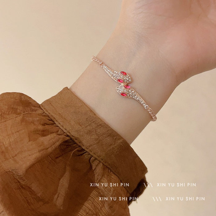 Wholesale Zircon Bracelet New High end, Fashionable, Versatile, Spirit Snake, Niche, Personalized Handpiece