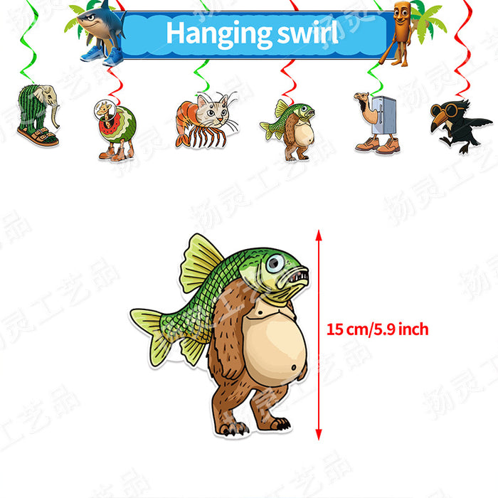 Wholesale American Classic of Mountains and Seas themed balloon decorations for a birthday party