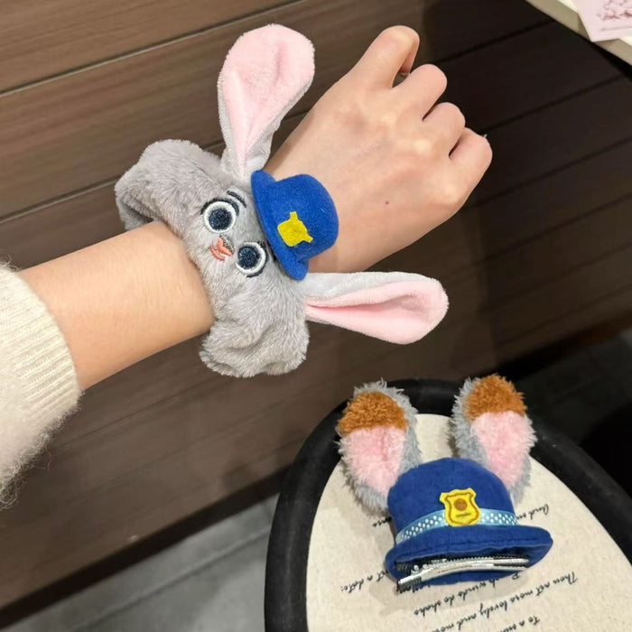 Wholesale Rabbit Stuffed Ears Hair Scrunchies Hair Clips