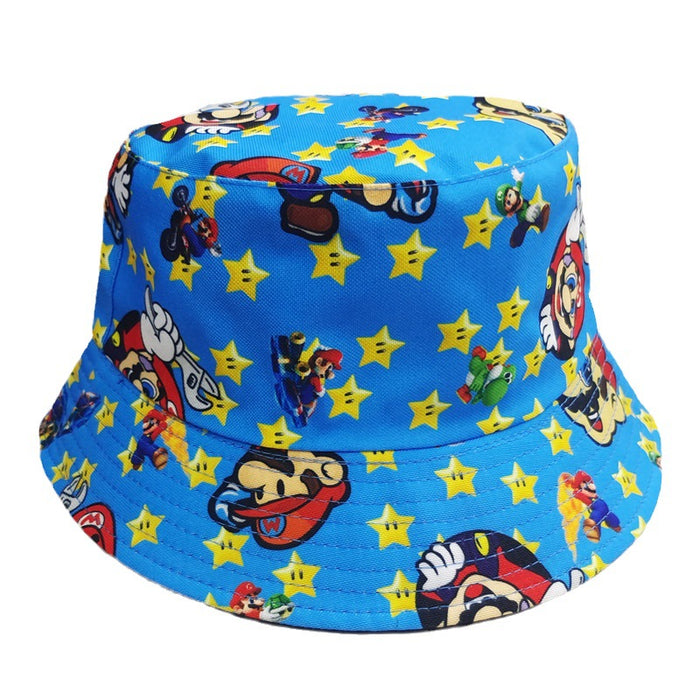 Wholesale Cartoon Print Cotton Bucket Hat JDC-FH-BoD017