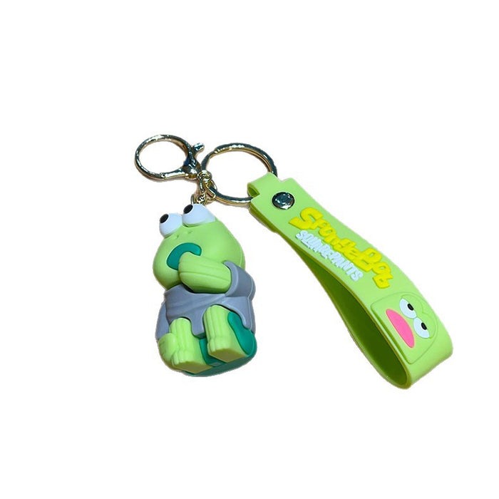 Wholesale Bikini Bottom Dumb Fish PVC Keychain Car Bag Hanging Decorative Gift