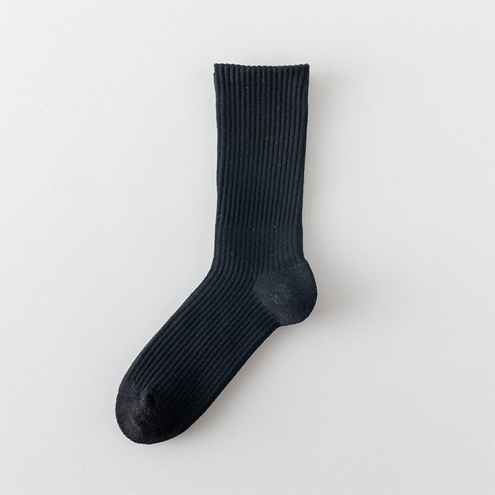 Wholesale Sports socks, basketball socks, mid tube socks, cotton socks, men's socks, solid color looped socks, comfortable socks, long tube socks