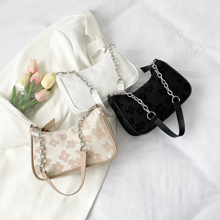 Wholesale Flower Canvas Shoulder Bag JDC-SD-NuoNuo001