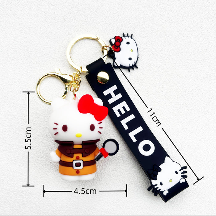 Wholesale PVC Cartoon Doll Keychain JDC-KC-WuYi159