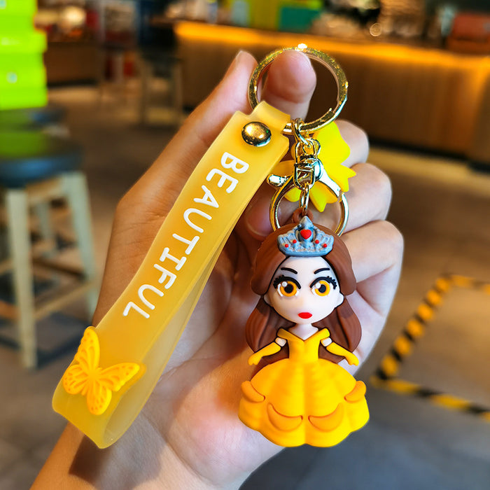 Wholesale Cartoon Doll Silicone Keychain JDC-KC-Tingm211