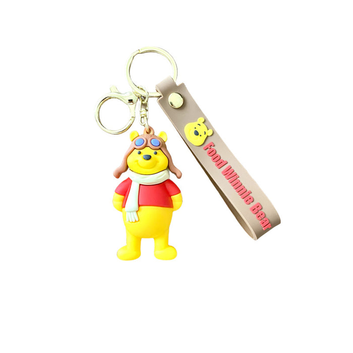 Wholesale Cartoon Doll Silicone Keychain JDC-KC-MingT279