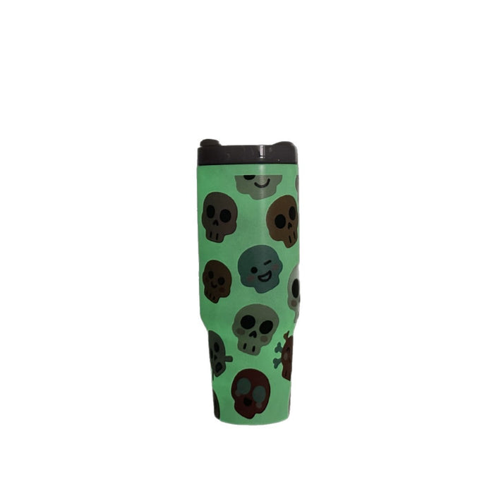 Wholesale 304 Stainless Steel Glow in the Dark 40oz Insulated Tumbler with Handle MOQ≥2