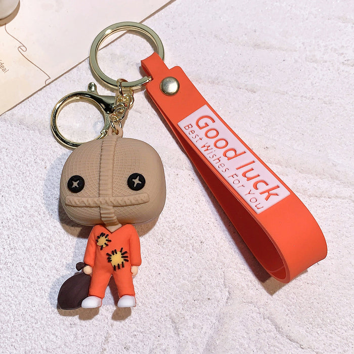 Wholesale Cartoon Doll PVC Keychain JDC-KC-Qiwei009