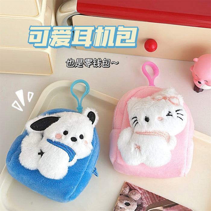 Wholesale  Coin Purse Headset Storage Bag Hanging Keychain Schoolbag Pendant