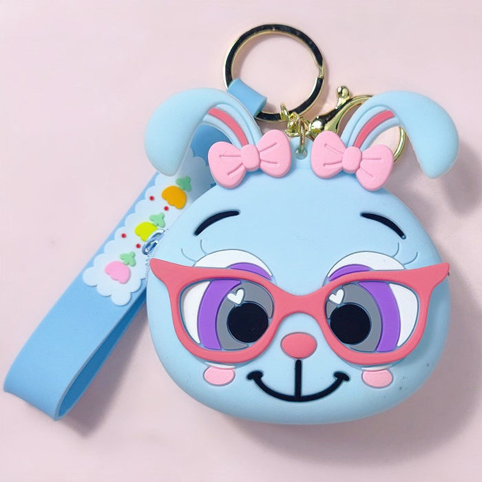 Wholesale   cartoon  keychain cute  coin purse pendant