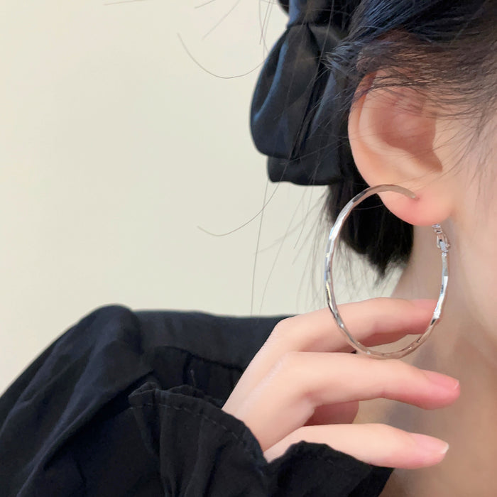 Wholesale Large Circle Ear Ring Ear Ring Temperament All-match Ear Jewelry