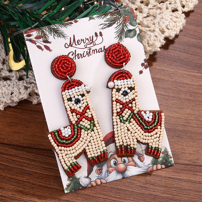 Wholesale Christmas Beaded Earrings