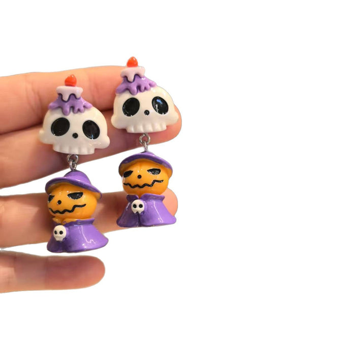 Wholesale  cute cartoon ghost pumpkin earrings