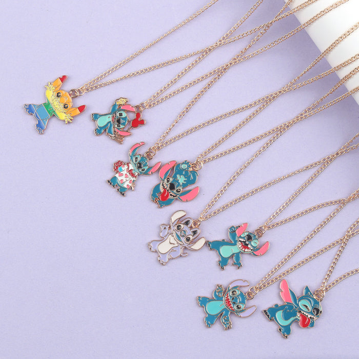 Wholesale Cartoon Alloy Pendant Necklace JDC-NE-FuYu014