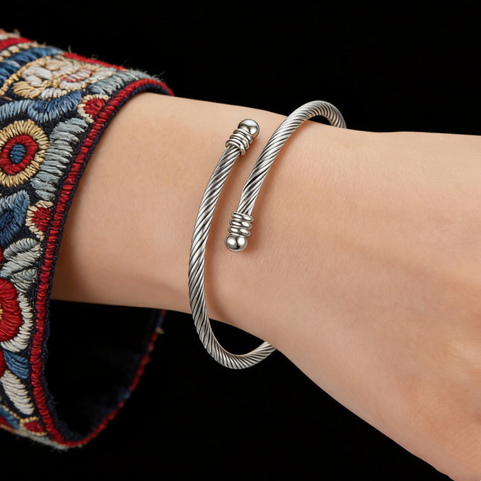 Wholesale Stainless steel bracelet set stackable bracelets