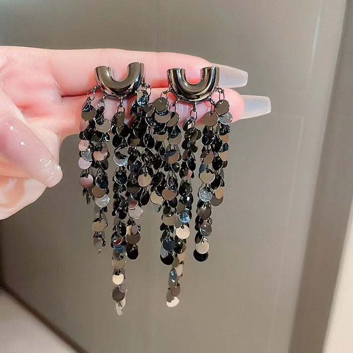 Wholesale Exaggerated Metal Earrings Women's Elegant Celebrity Bride Wedding Earrings