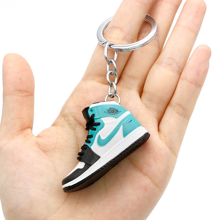 Wholesale PVC Mini Basketball Shoe Keychain JDC-KC-QLPing008