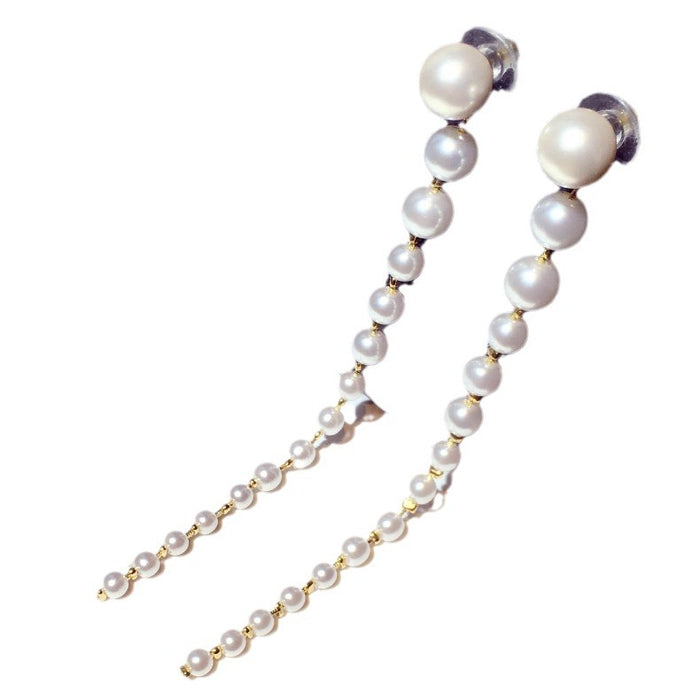 Wholesale Pearl Tassel Earrings JDC-ES-PaiL006