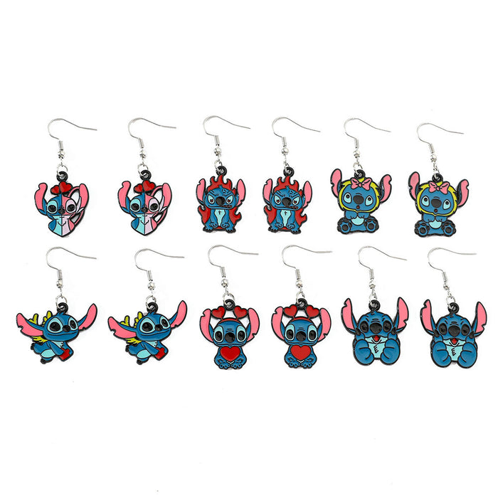 Wholesale Cartoon Cute Alloy Earrings JDC-ES-ShaoH008