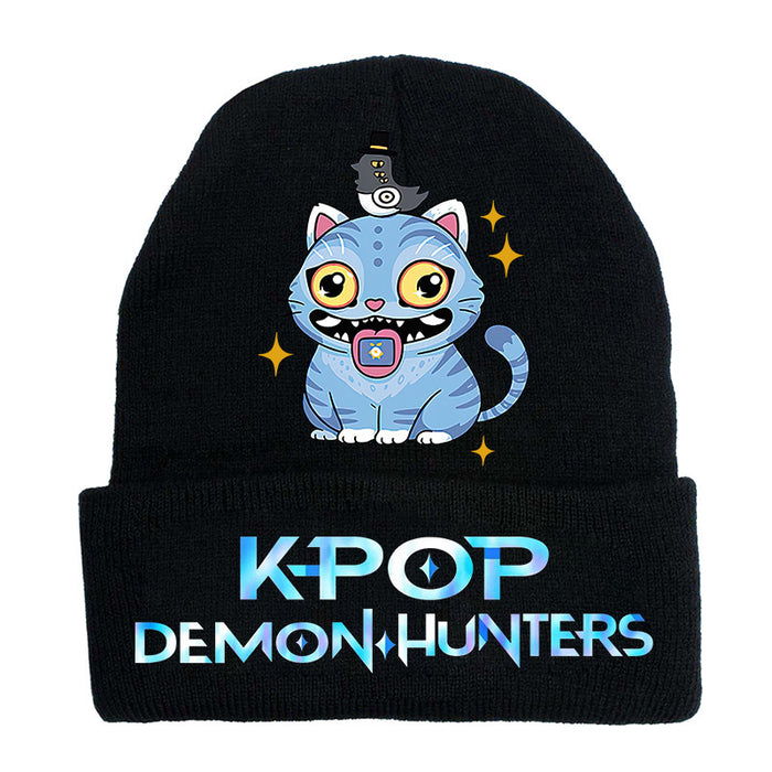 Wholesale Couple' s knitted hat autumn and winter fleece hat outdoor warmth wool hat