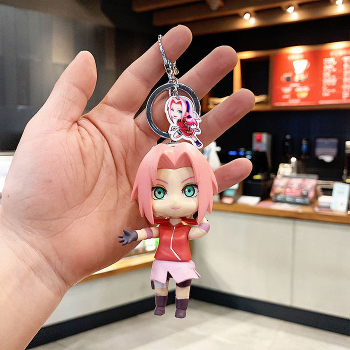 Wholesale Cartoon Doll Silicone Keychain JDC-KC-JuJi003