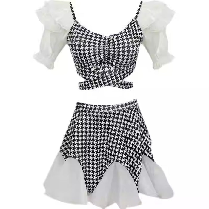 Wholesale Swimsuit split skirt style girl