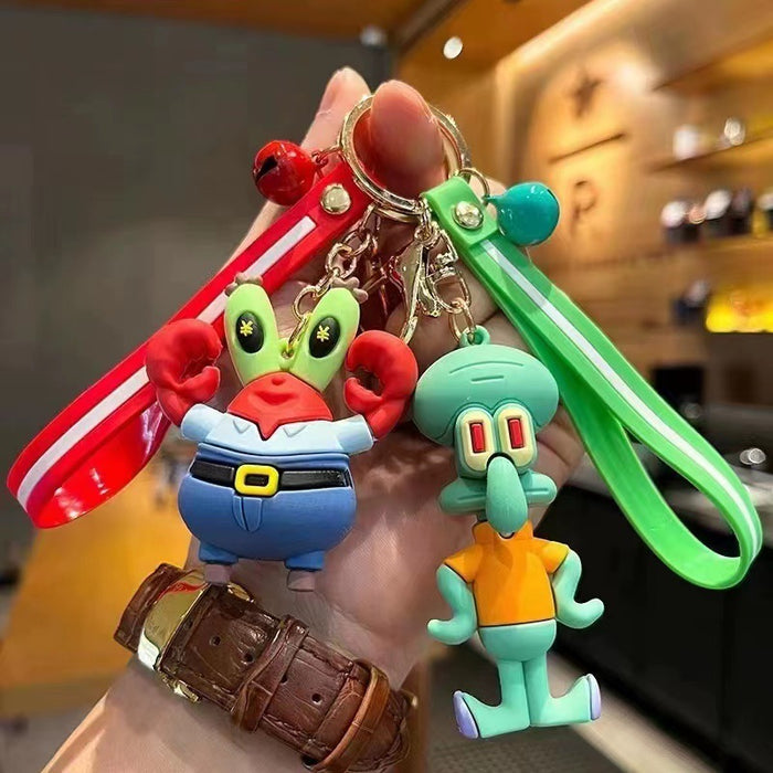 Wholesale Cute Cartoon Doll Glue Keychain JDC-KC-JuMen002