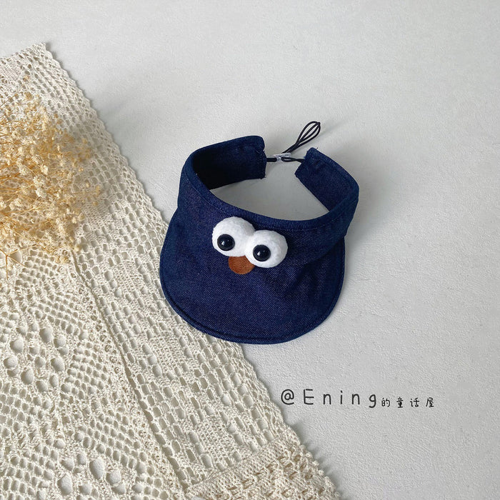 Wholesale Thin hollow top hat for cute children, providing shade from the sun and sun protection