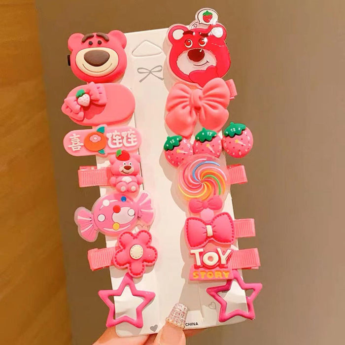 Wholesale Children Cartoon Hair Clip Set JDC-HC-Jiangx007