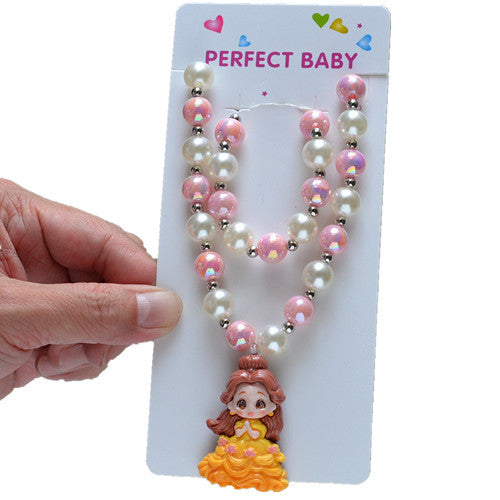 Wholesale Children' s Cartoon Cute Beaded Necklace