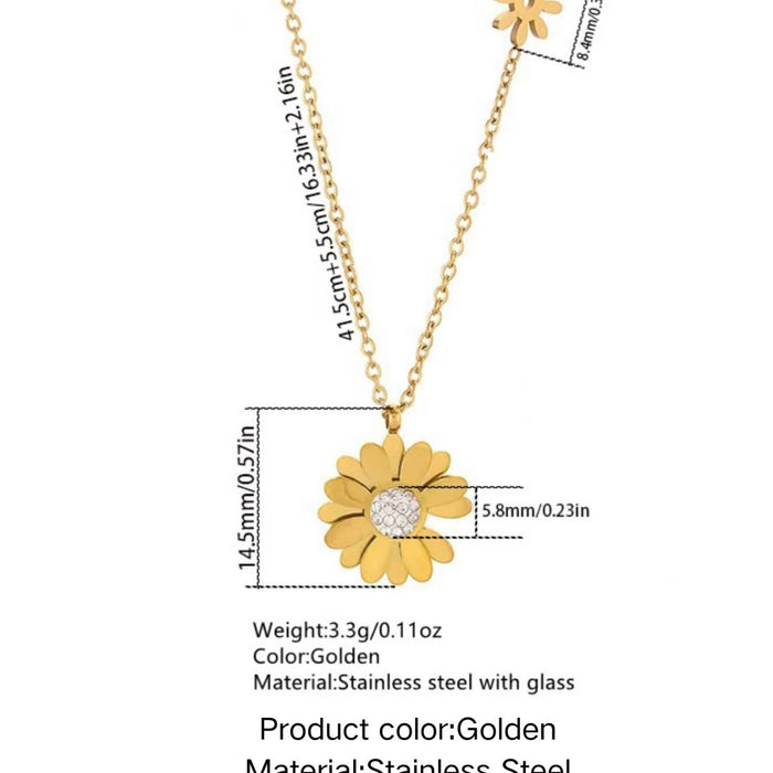 Wholesale 2pcs stainless steel small necklace