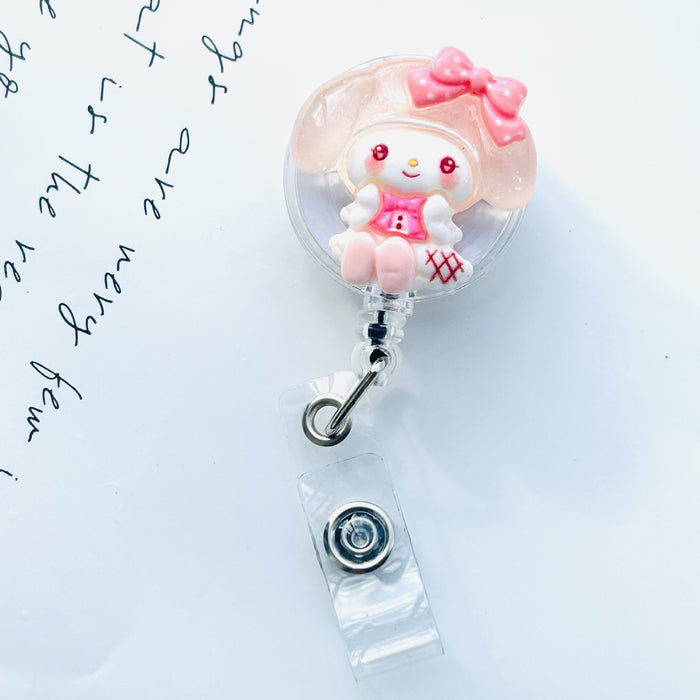 Wholesale Easy-pull snap retractable cartoon work badge Badge Reels