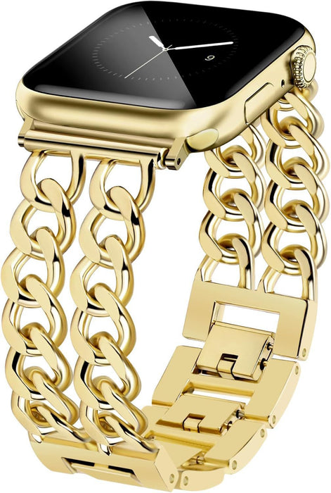 Wholesale iwatch10th generation double row denim chain