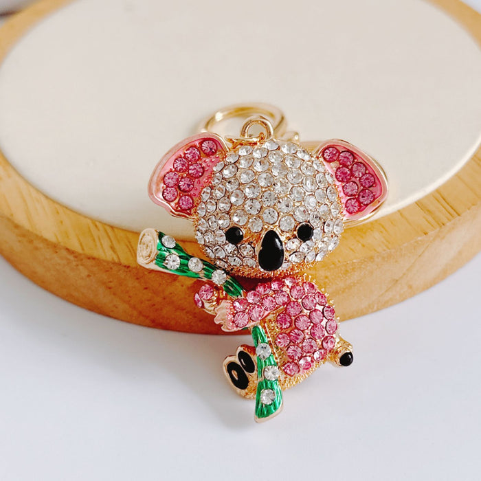 Wholesale Cute Cartoon Koala Zinc Alloy Keychain JDC-KC-ZhanLun021