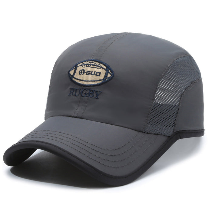 Wholesale New unisex thin quick drying baseball cap for children's sports, sun shading, breathable duckbill cap