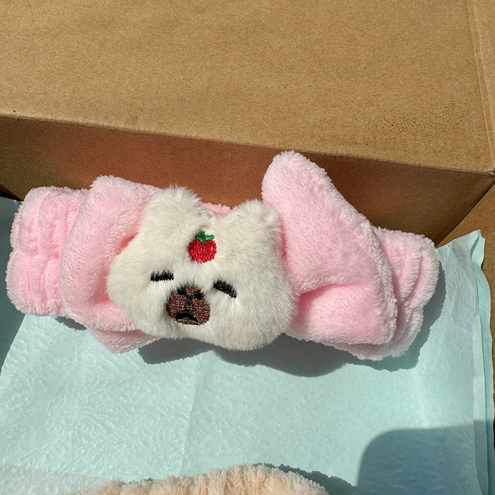 Wholesale Cute 3D cartoon character plush fabric headband