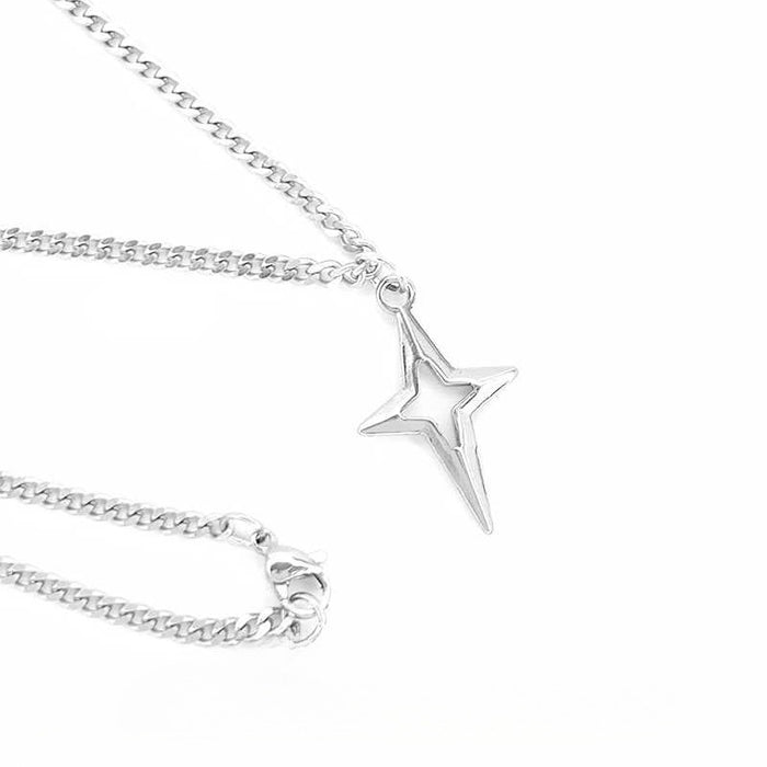 Wholesale Cross Necklace Hip-hop Simple Male Couple Pendant Female Accessories Star