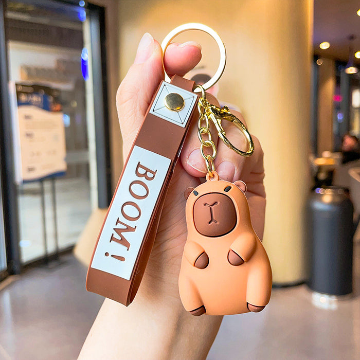 Wholesale PVC Cartoon Cute Keychain JDC-KC-LeZi024