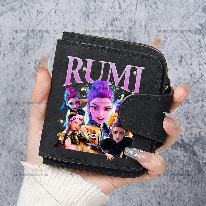 Wholesale Cute Devil Hunter PU Wallet For Women Card Holder Coin Purse Youth Campus Fashion Accessory