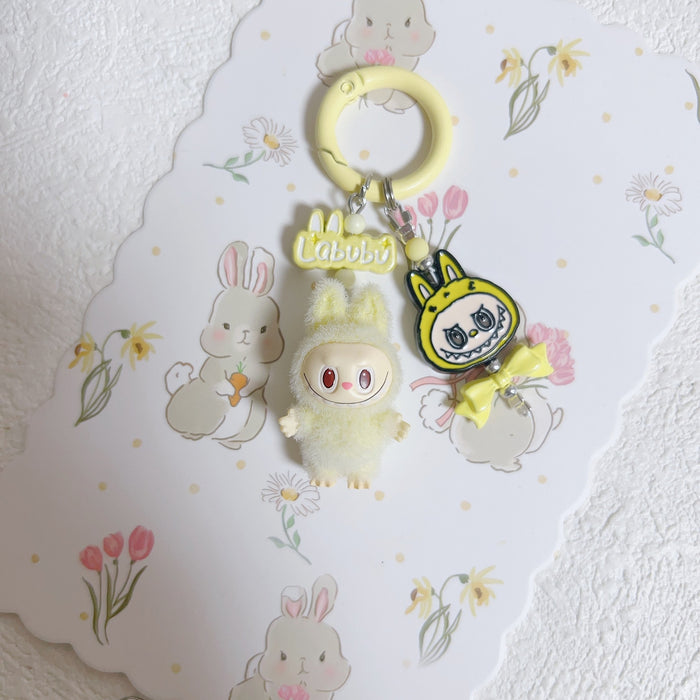 Wholesale Doll vinyl doll mobile phone pendant key chain handmade DIY car pendant