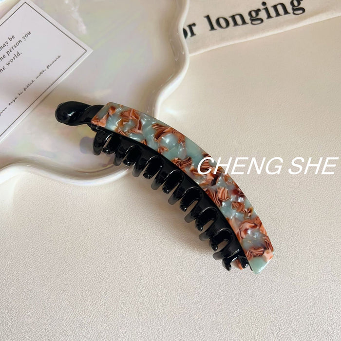 Wholesale Large Banana Clip for Multiple Hair Volumes Clip leopard Print  Twist Clip