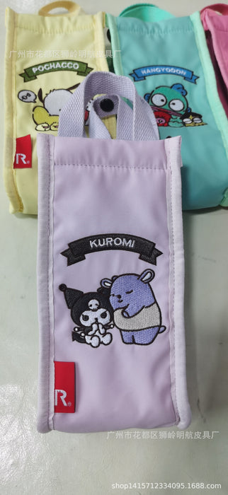 Wholesale New Dog Handbag Cute Cartoon Water Cup Bag Diagonal Cross Handbag Embroidered Portable Cup Cover Bag