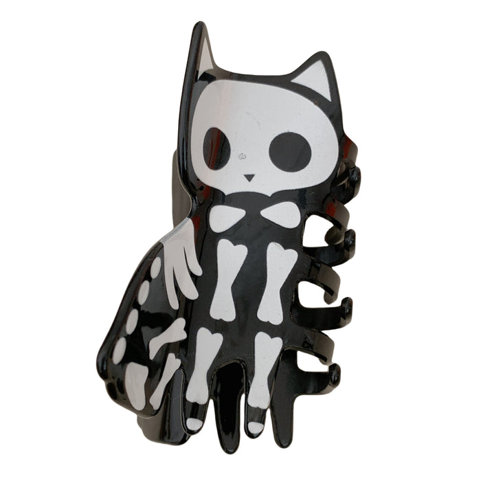 Wholesale Trendy  Cat Skull Acrylic Hair Claw Clip For Party Fashion Accessory