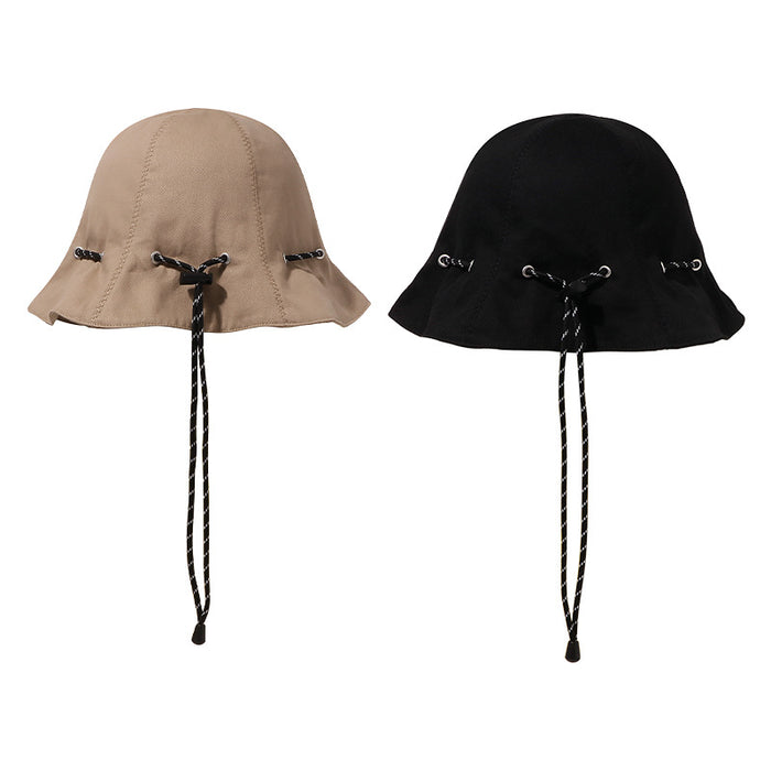 Wholesale Sunscreen hat, drawstring fisherman hat, straight tube storage, foldable crossbody bag, basin hat