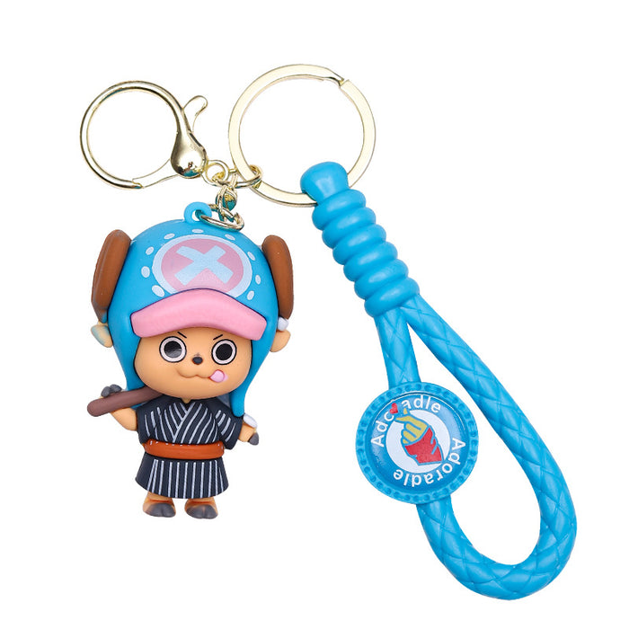 Wholesale Creative Cartoon 3D Doll Silicone Keychain JDC-KC-BenX007