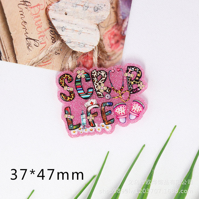 Wholesale Cartoon Organ Acrylic Pin DIY Patch Accessories JDC-FK-OuYie005