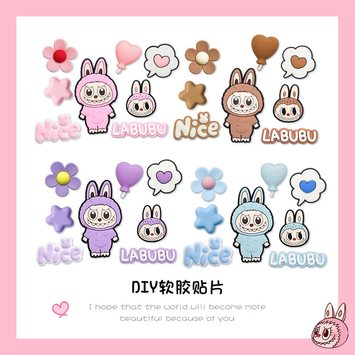 Wholesale 5pcs Cartoon Jewelry Accessories Mobile Phone Case Water Cup Cotton Slippers iPad Set Decorative Patch