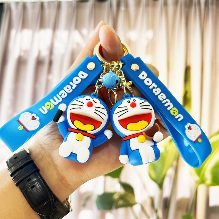 Wholesale Cute PVC Keychain Cartoon Bag Charm Car Key Accessory Gift