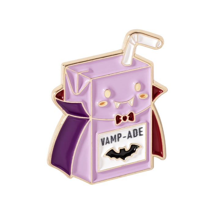 Wholesale Ghost Skeleton Pumpkin Brooch Enamel Alloy Badge Pin Fashion Accessory